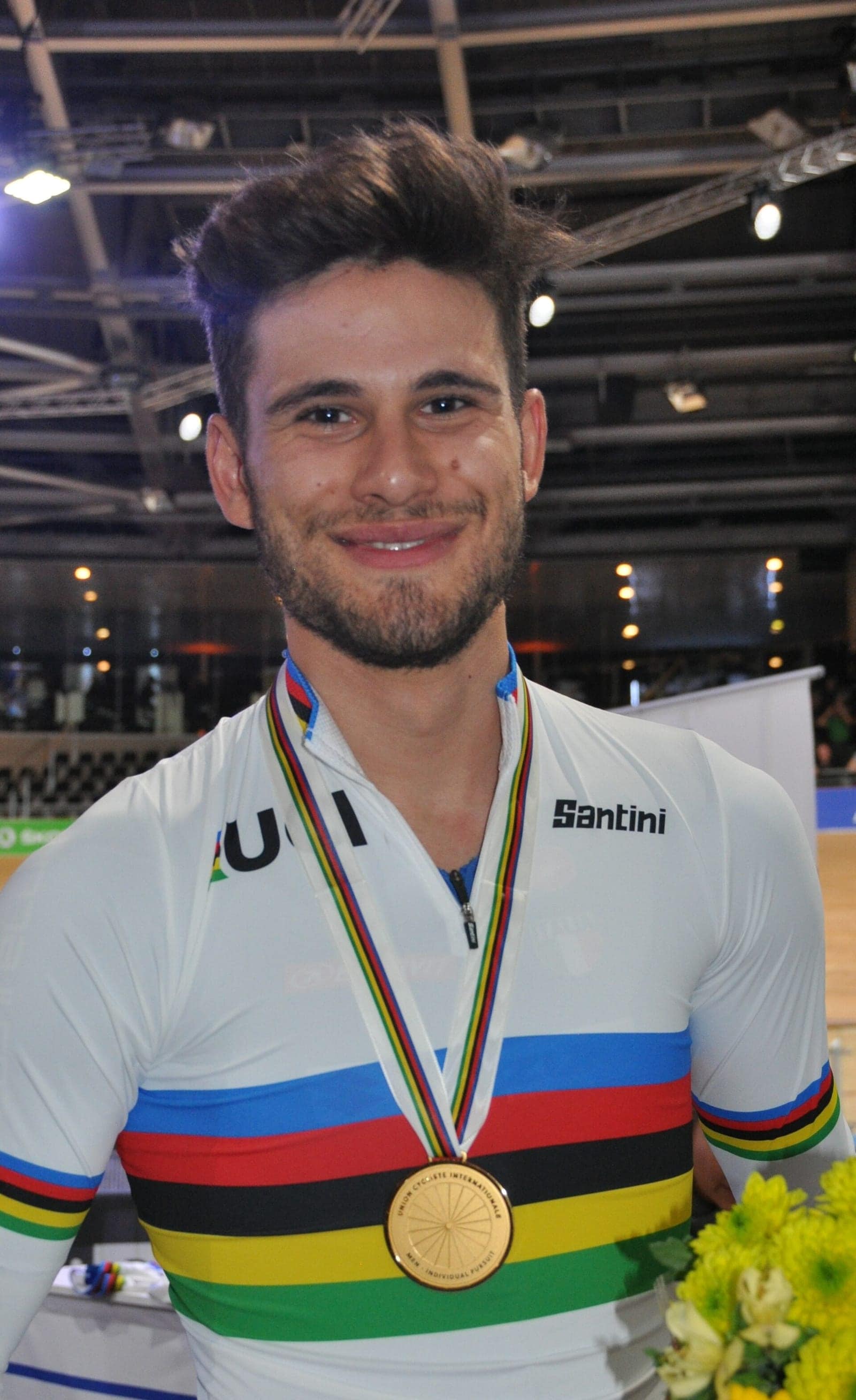 Ganna Wins Giro TT at 54.9 km/h, Ties Merckx Record