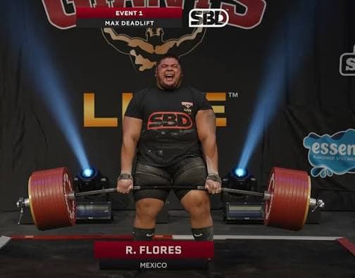 Flores Deadlifts 511 kg for All-Time World Record