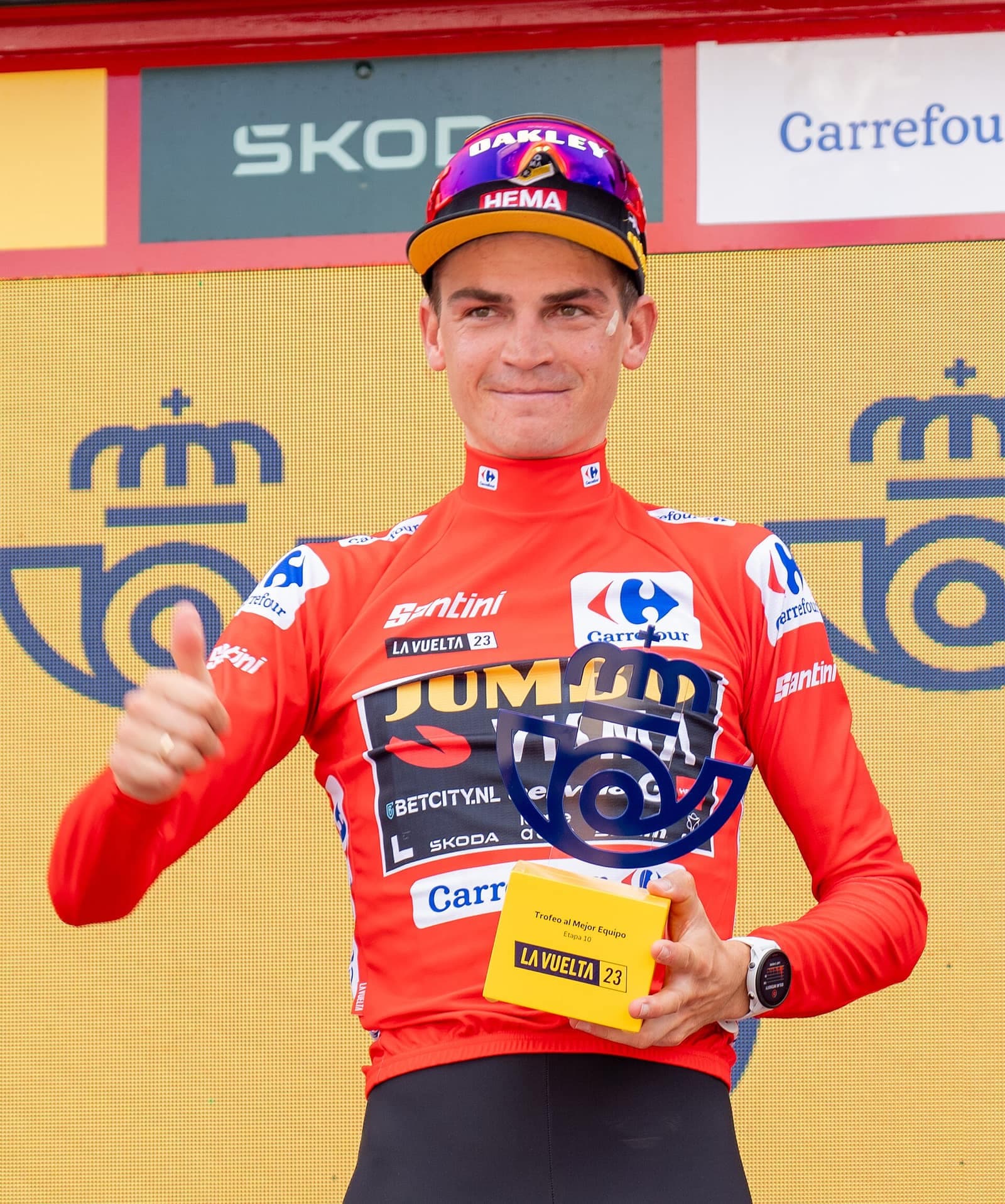 Sepp Kuss at the Vuelta a España 2023 in Valladolid